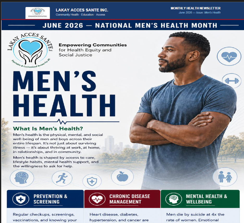 Men's Health Month 2026 — Monthly Newsletter