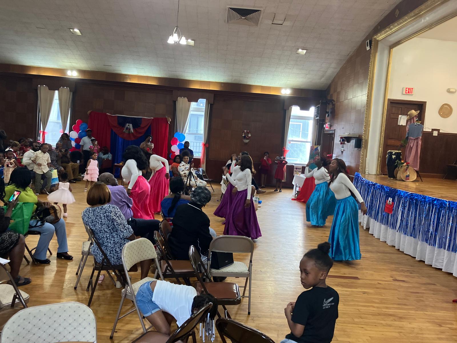 Community members gathered at Rhythms of Haiti, Newark NJ, May 31 2026