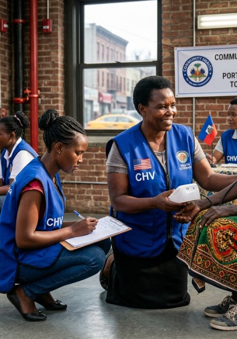 Volunteer with Lakay Acces Santé