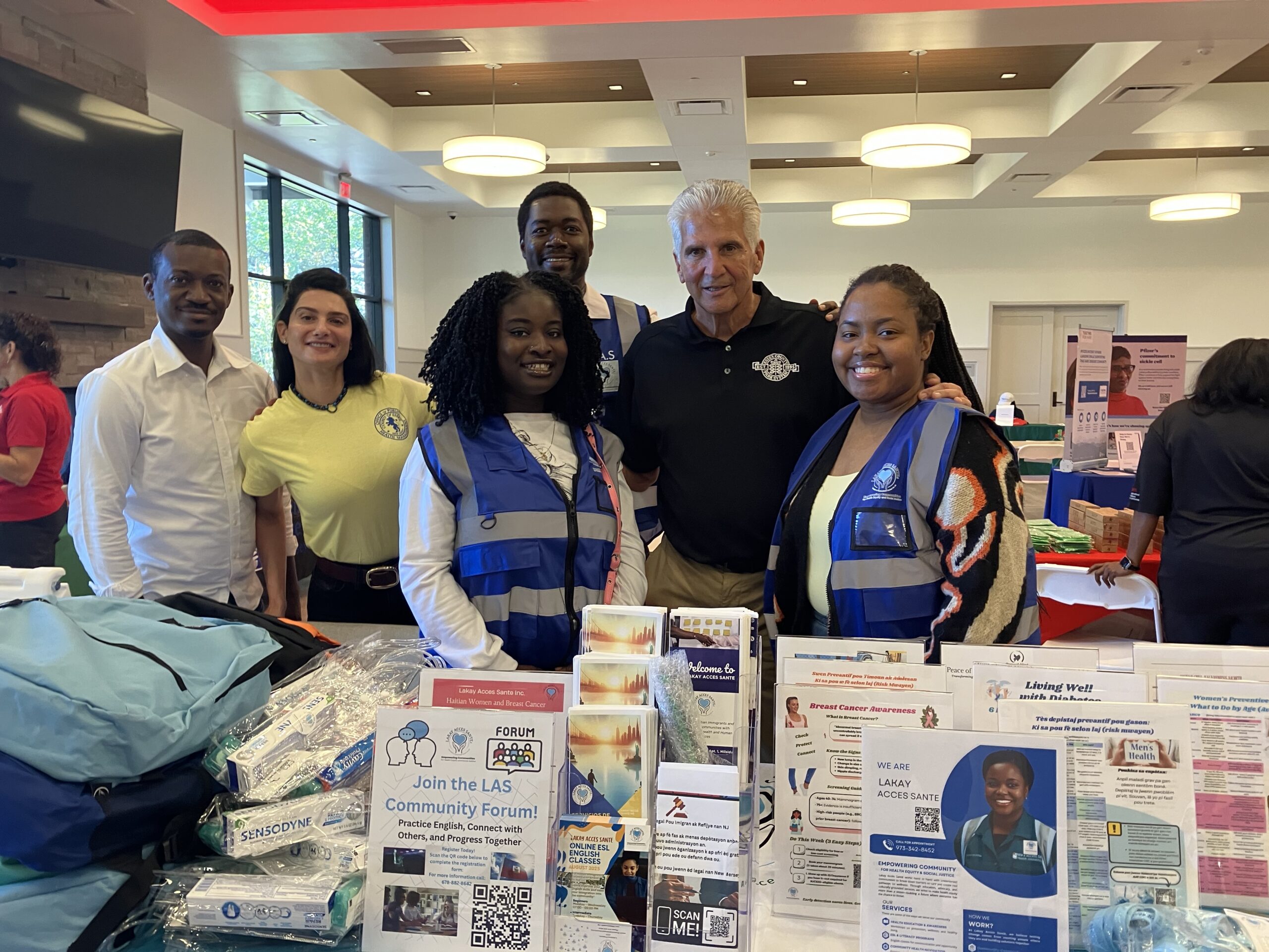 LAS team at the event